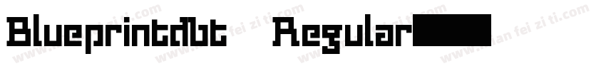 Blueprintdbt Regular字体转换